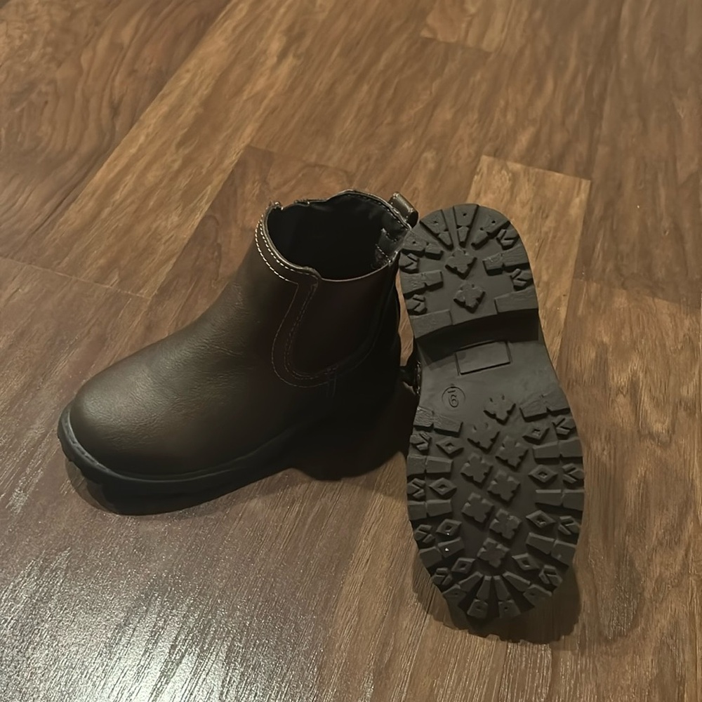 Dark brown boots